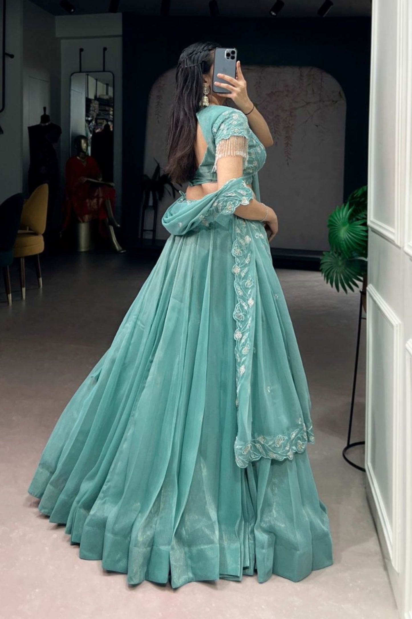 Wedding Special Beads Work Lehenga Choli