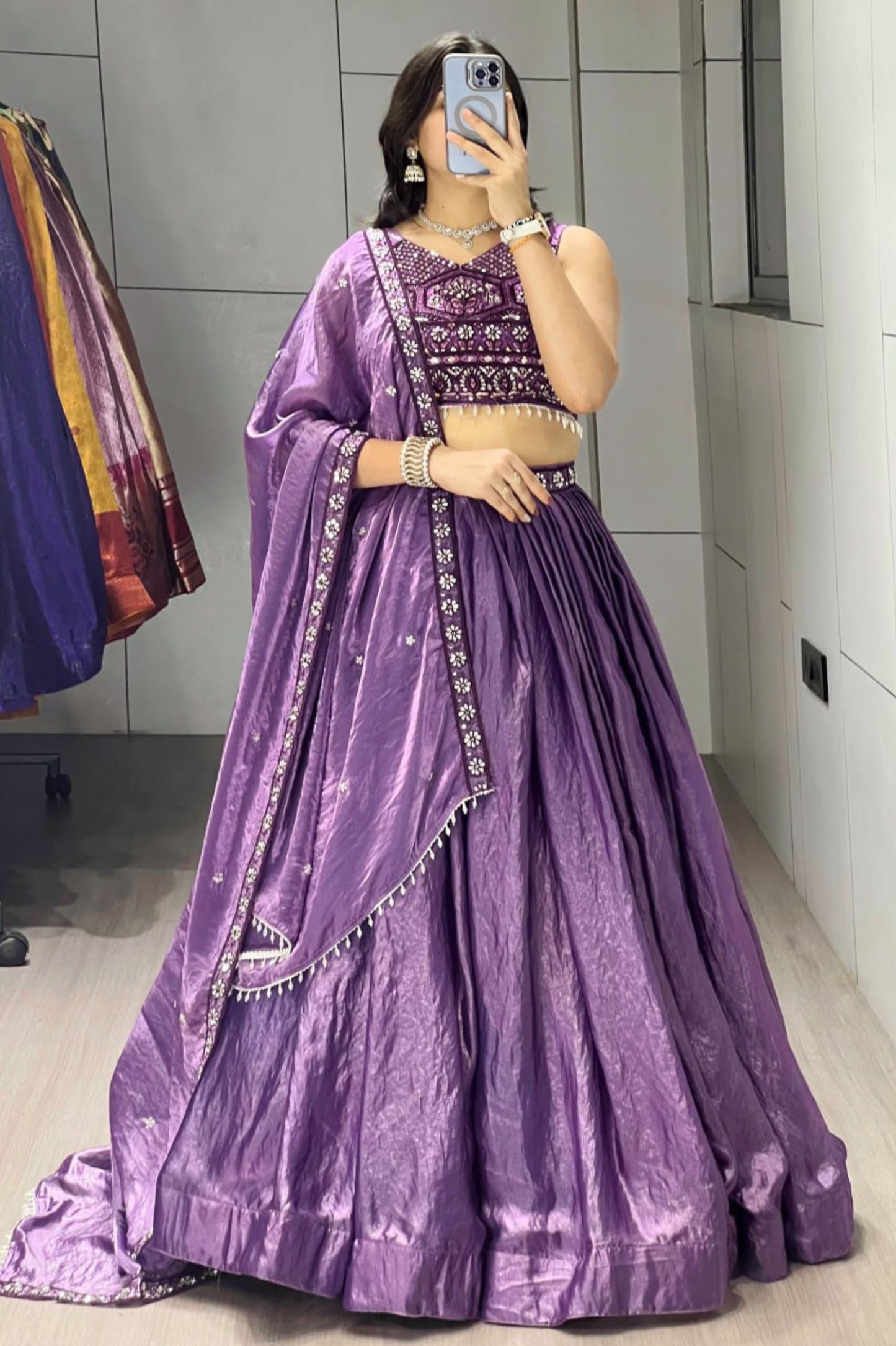 New Arrivals Fendy Silk Lehenga Choli Set