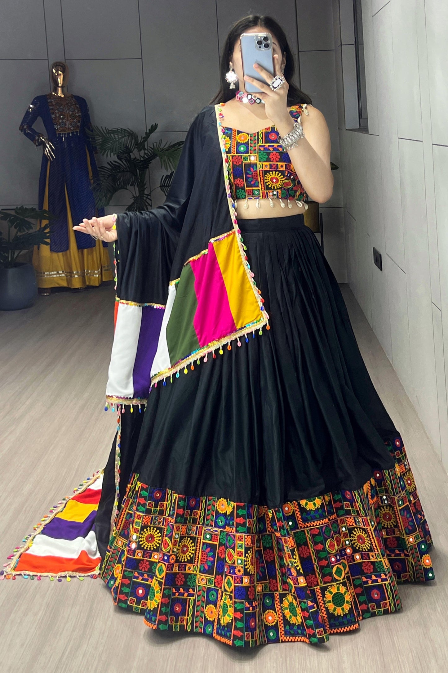 Ethnic Women Pure RayonCotton Lehenga Sets | Navratri