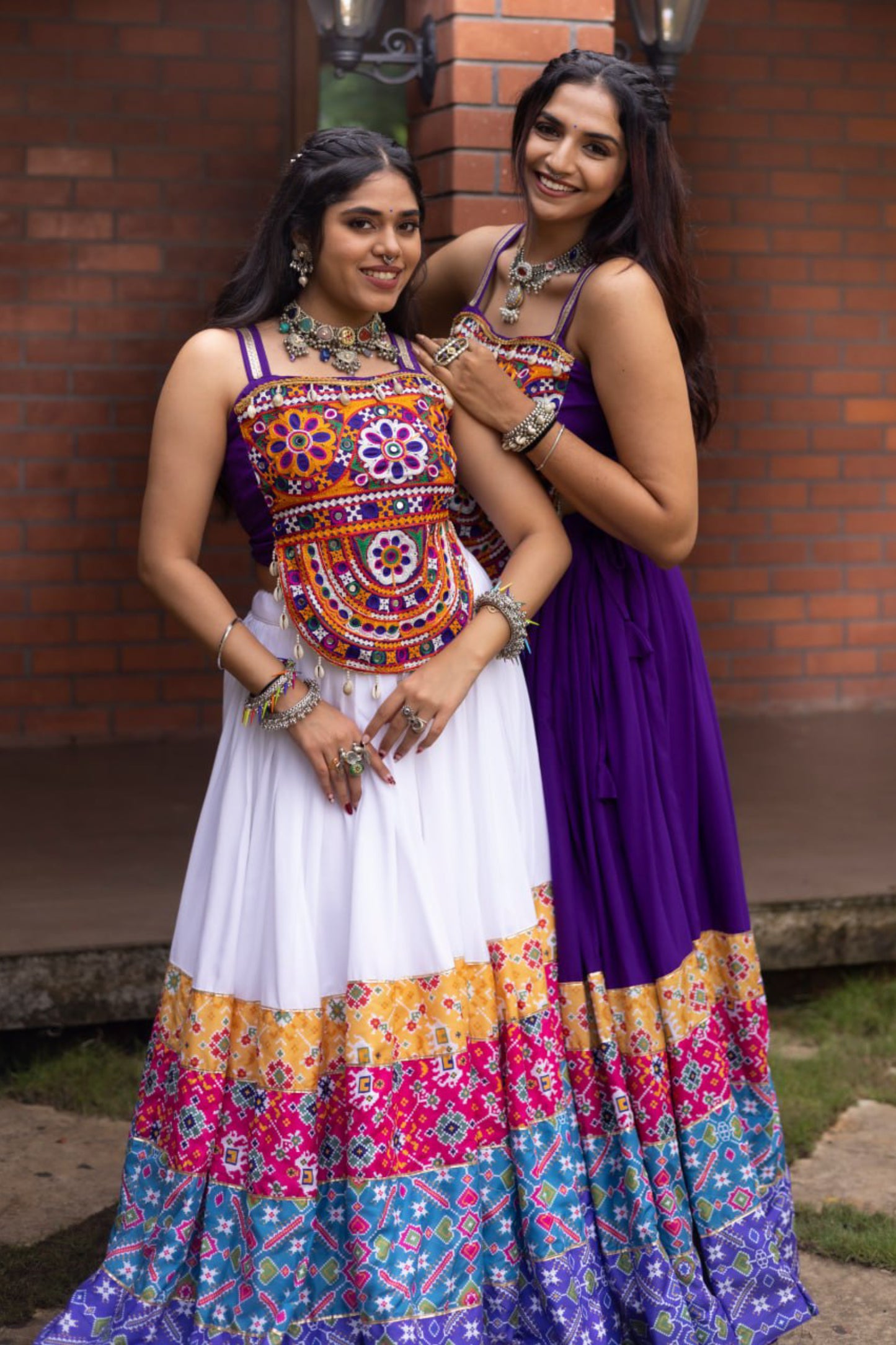 Ethnic Women Lehenga With Fancy Top | Navratri