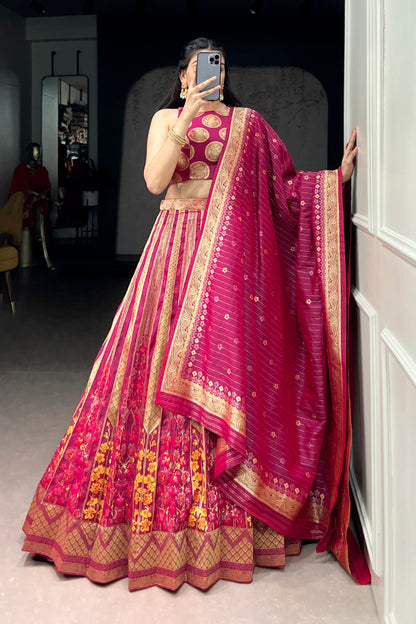 Regal Banarasi Silk Lehenga