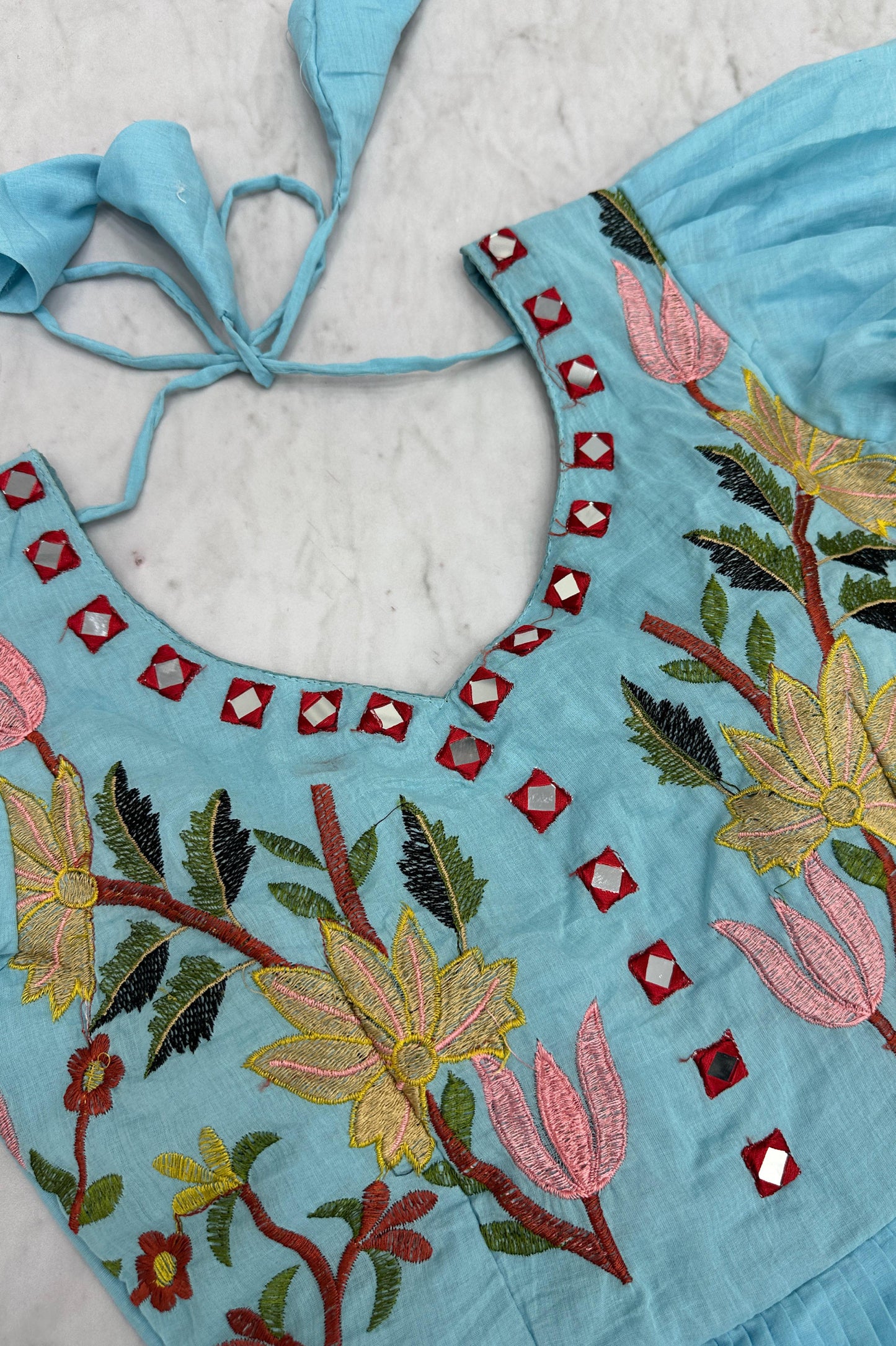 Cotton Handowork Gown