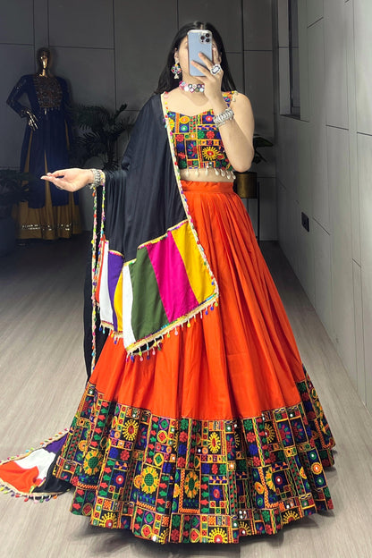 Ethnic Women Pure RayonCotton Lehenga Sets | Navratri