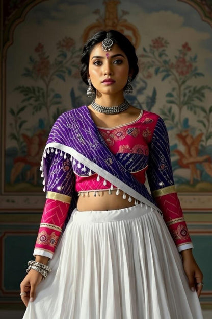Vintage Navratri Special Chaniya Choli Set