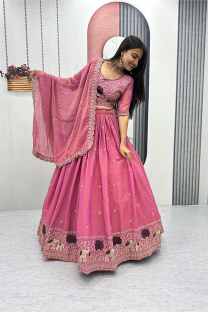 Moss Shimar Lehenga Choli