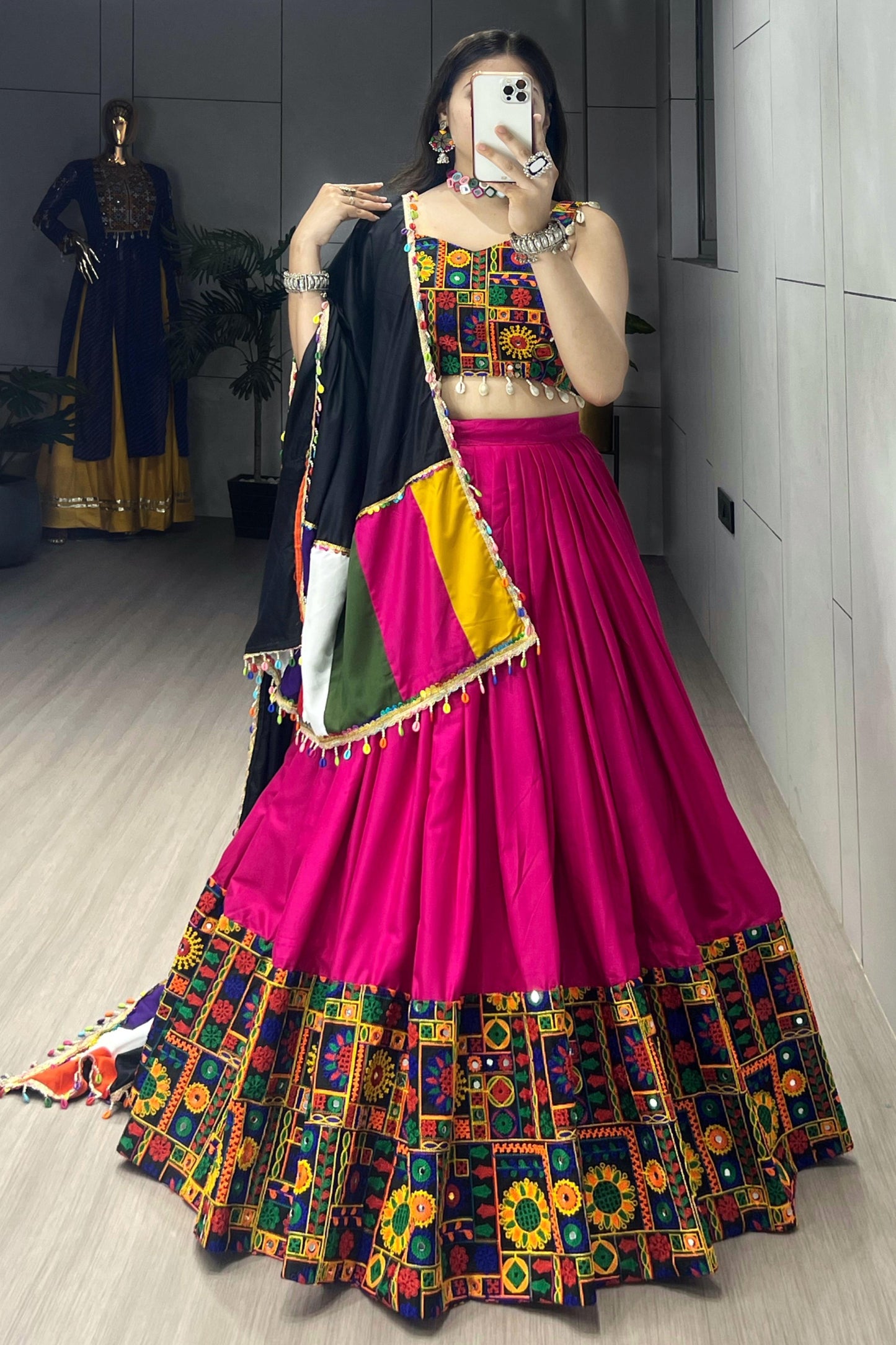 Ethnic Women Pure RayonCotton Lehenga Sets | Navratri
