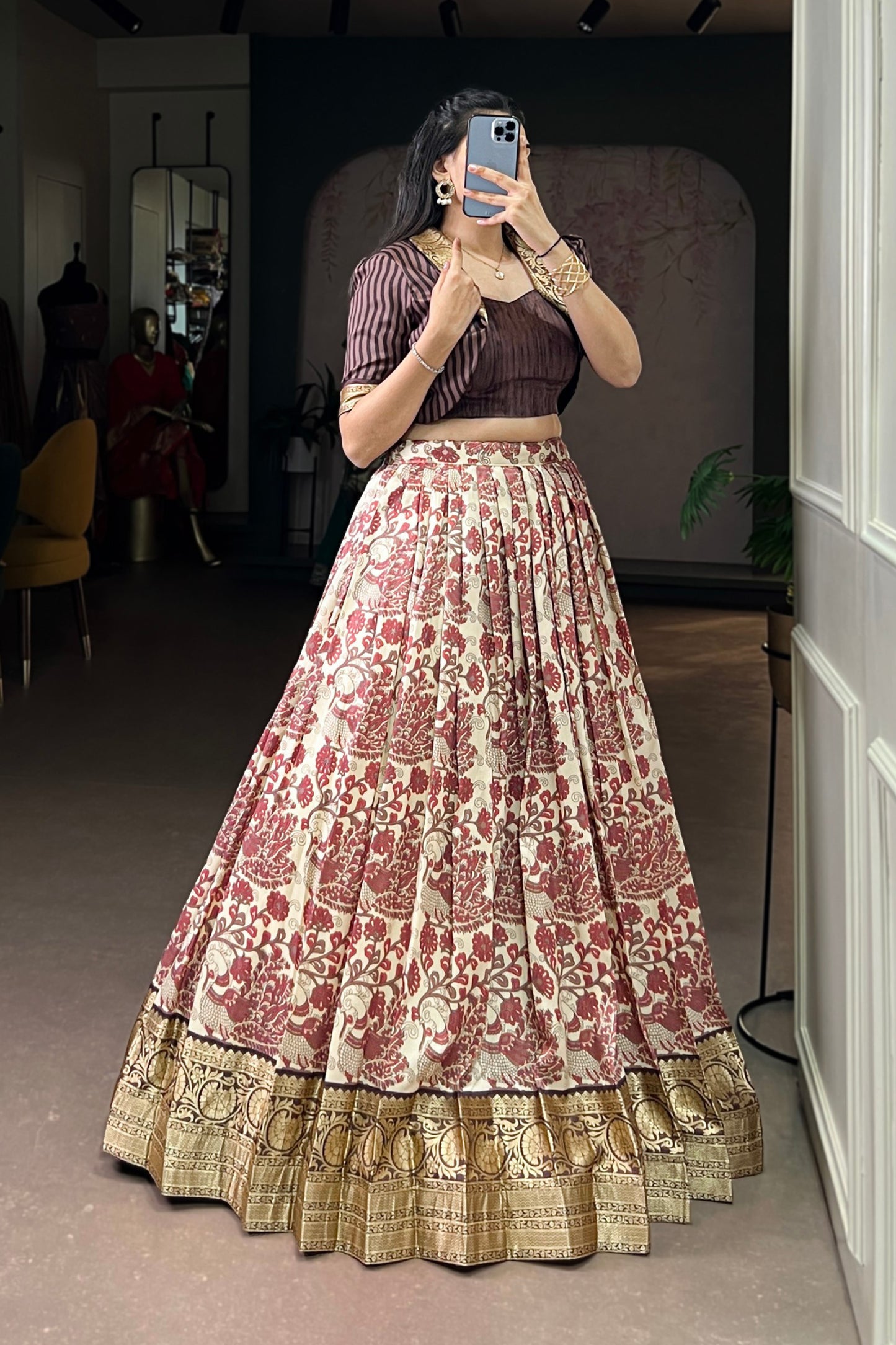 Tradition Three Piece Co-ord Set Lehenga
