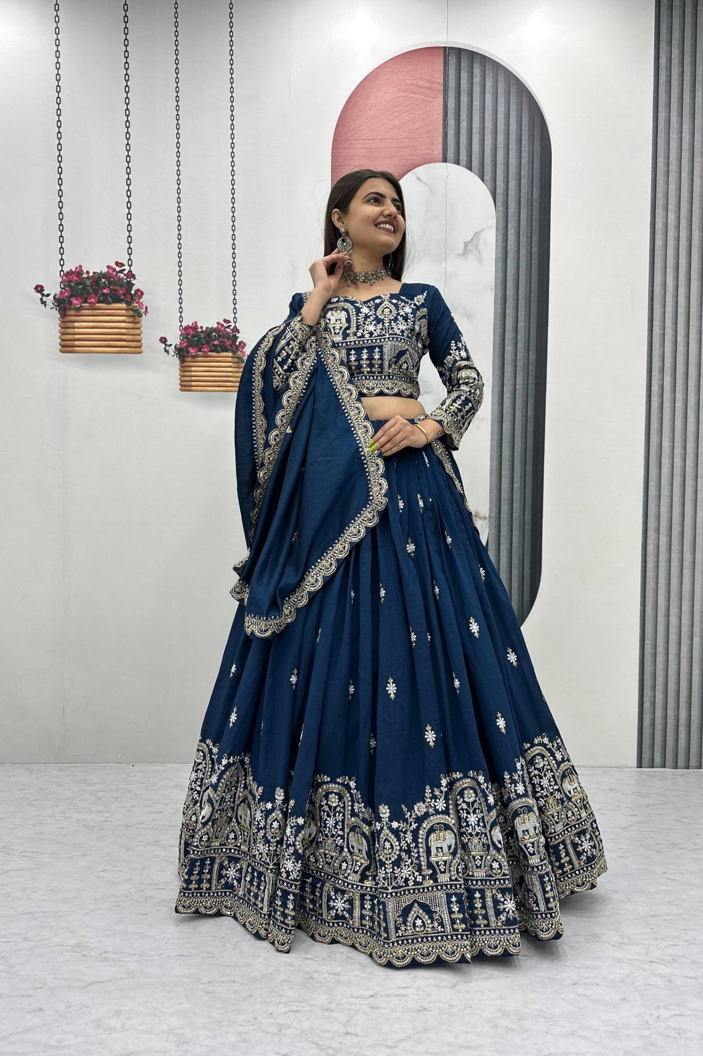 Vichitra Silk Chaniya Choli