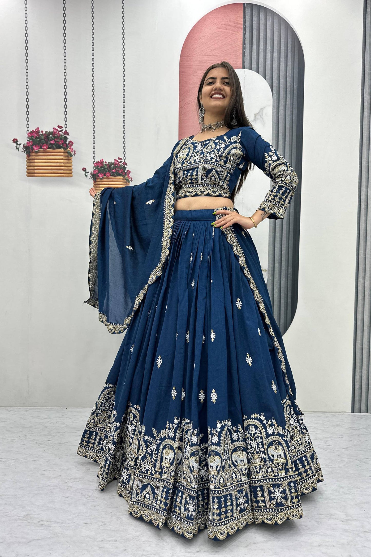 Vichitra Silk Chaniya Choli