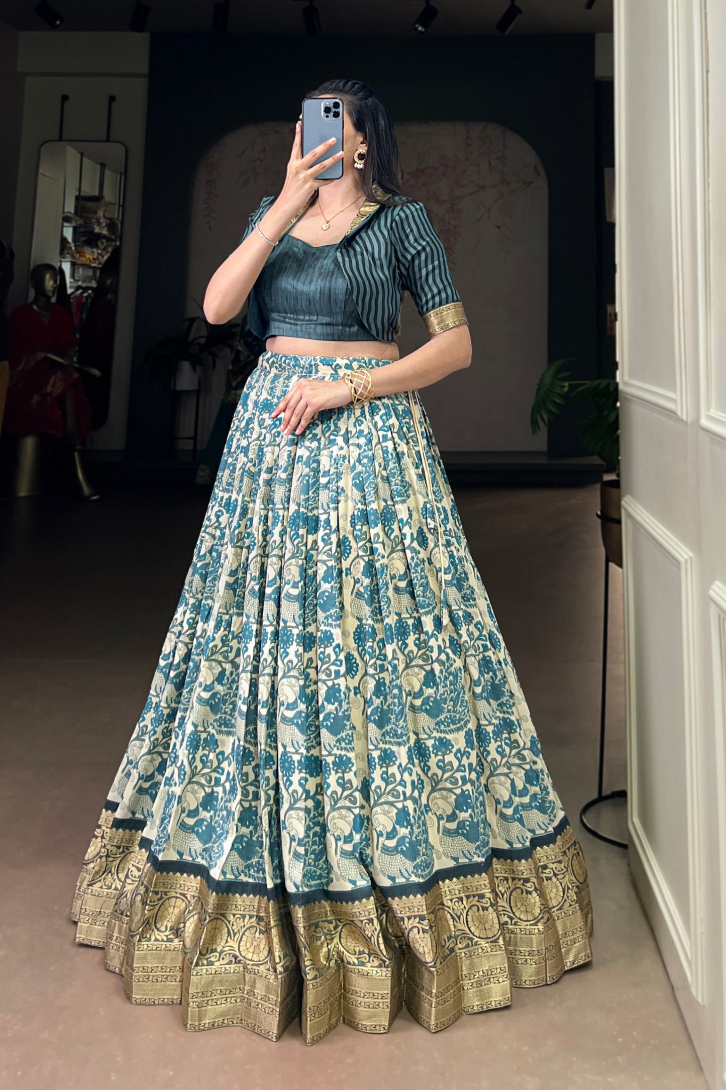 Tradition Three Piece Co-ord Set Lehenga