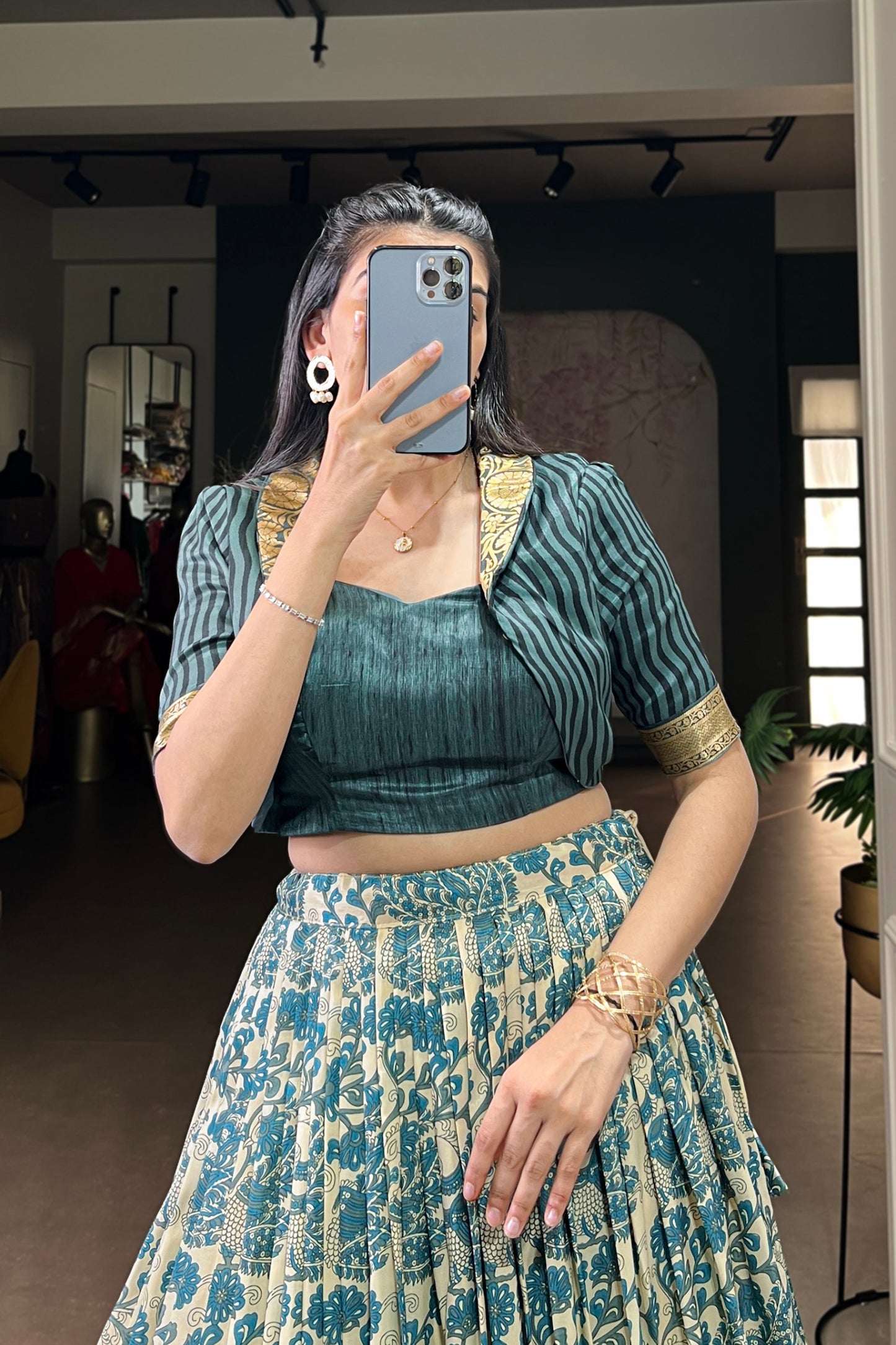 Tradition Three Piece Co-ord Set Lehenga