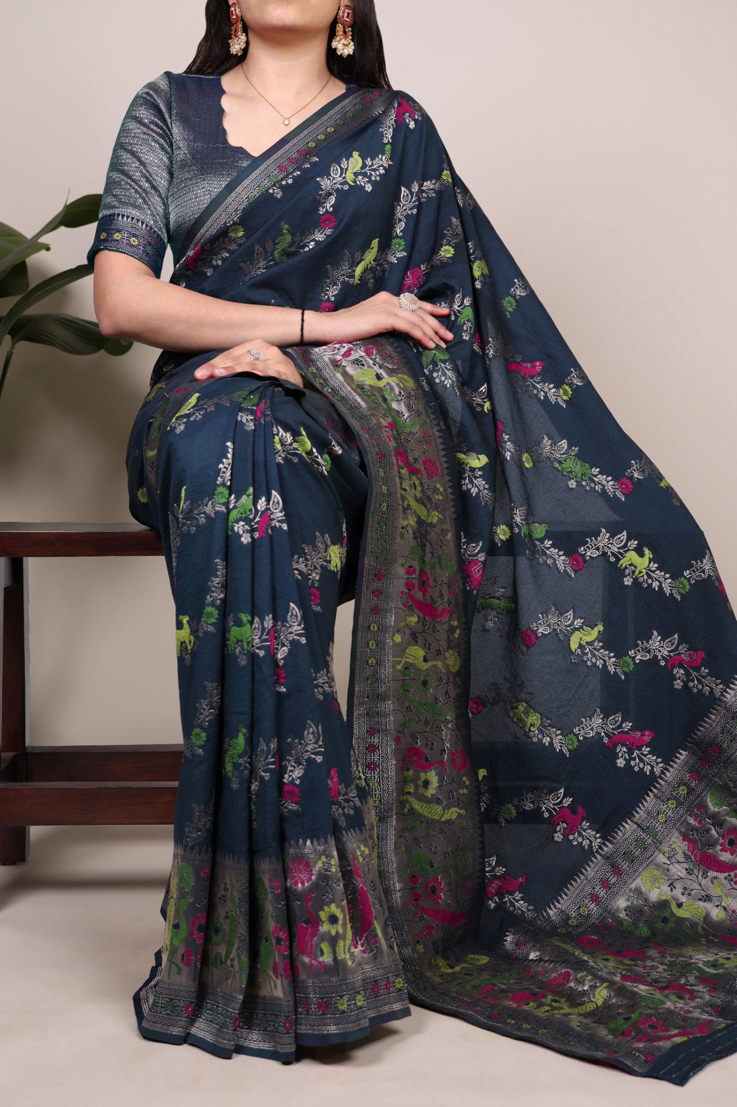 Naylon (Dyeable) Saree