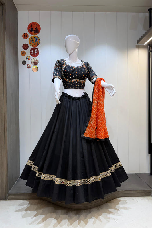 Navratri Special Mirror Work Chaniya Choli