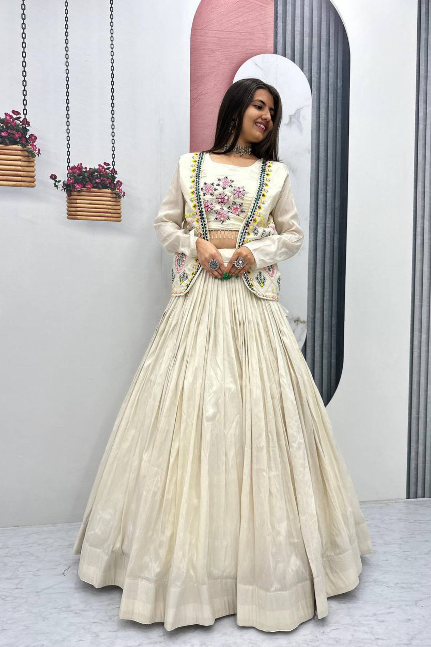 Wedding and Navratri Special Three Piece Set