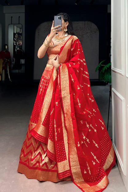 Regal Banarasi Silk Lehenga