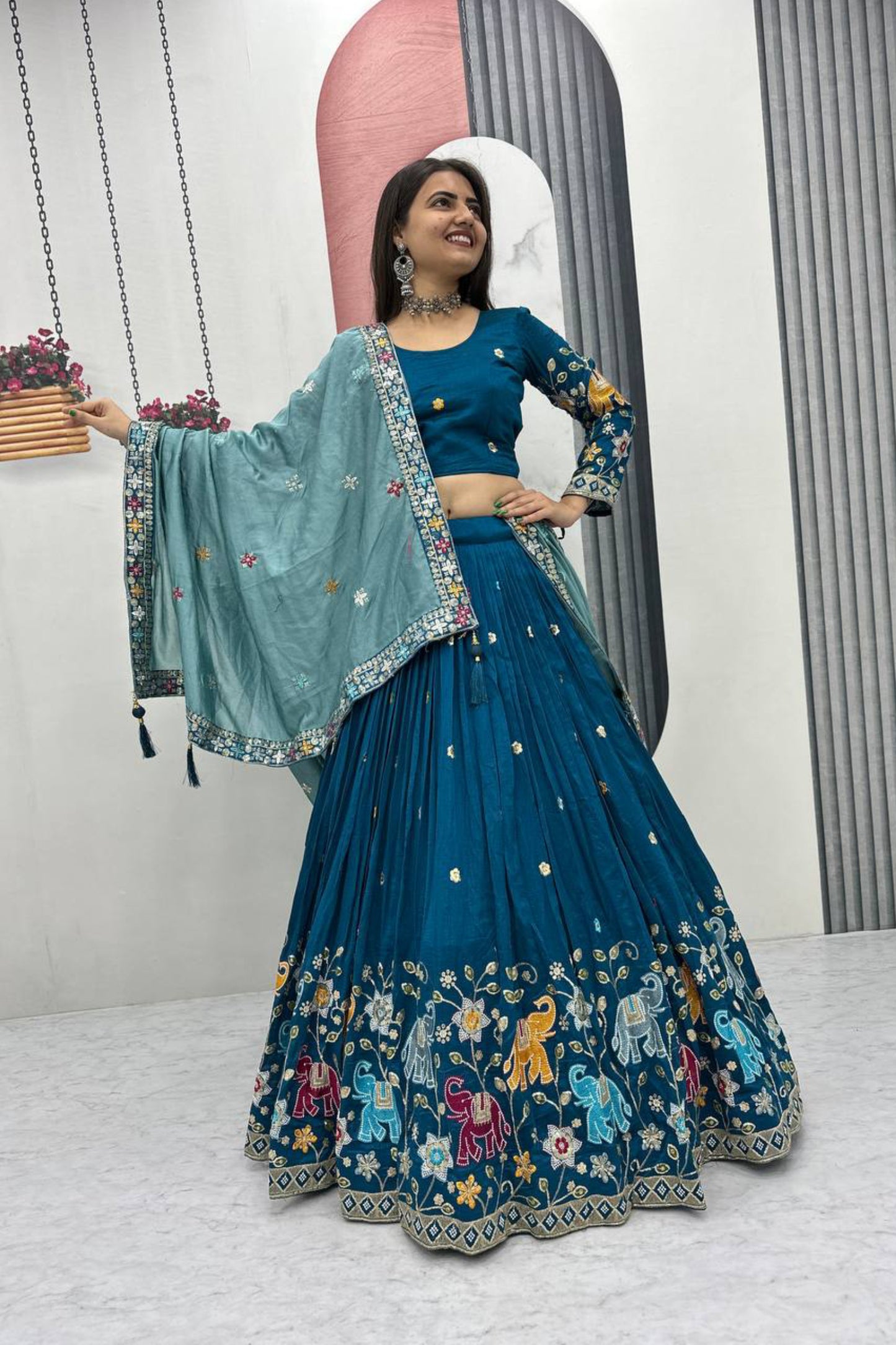 Wedding Embroidered Lehenga
