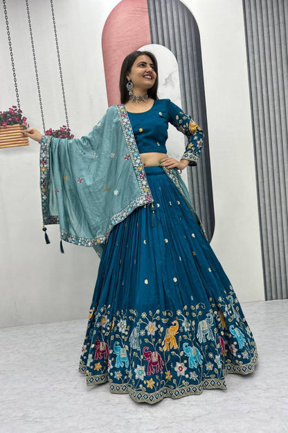 Wedding Embroidered Lehenga