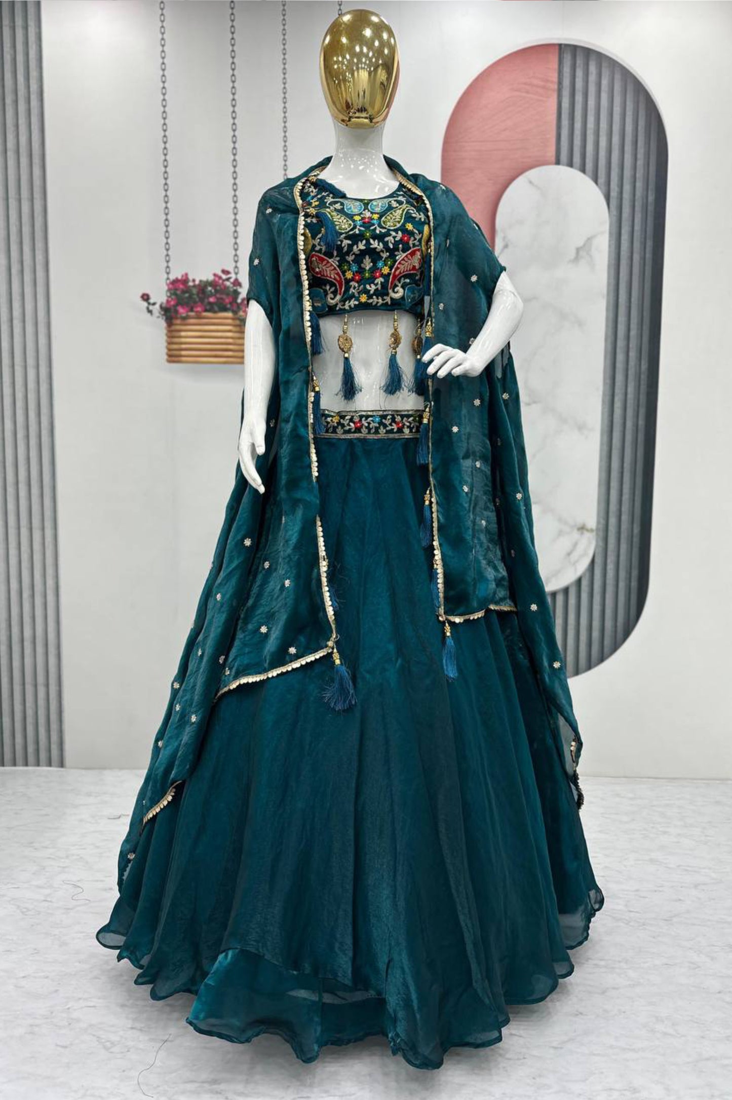 Indo Western Style Lehenga Choli