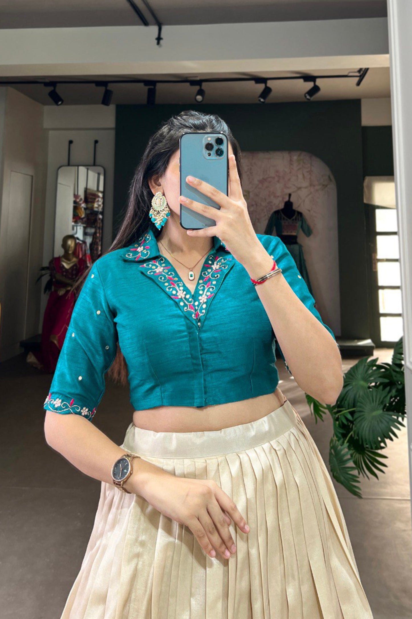Tussar Silk Co-ord Set