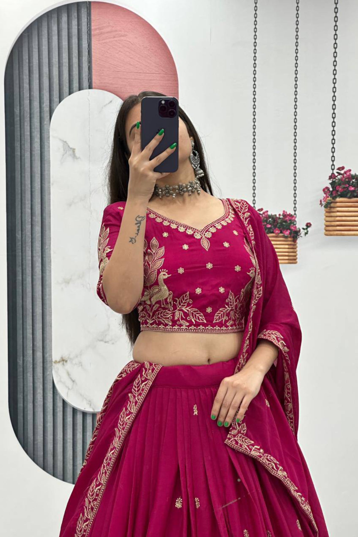 Chinon Wedding Lehenga