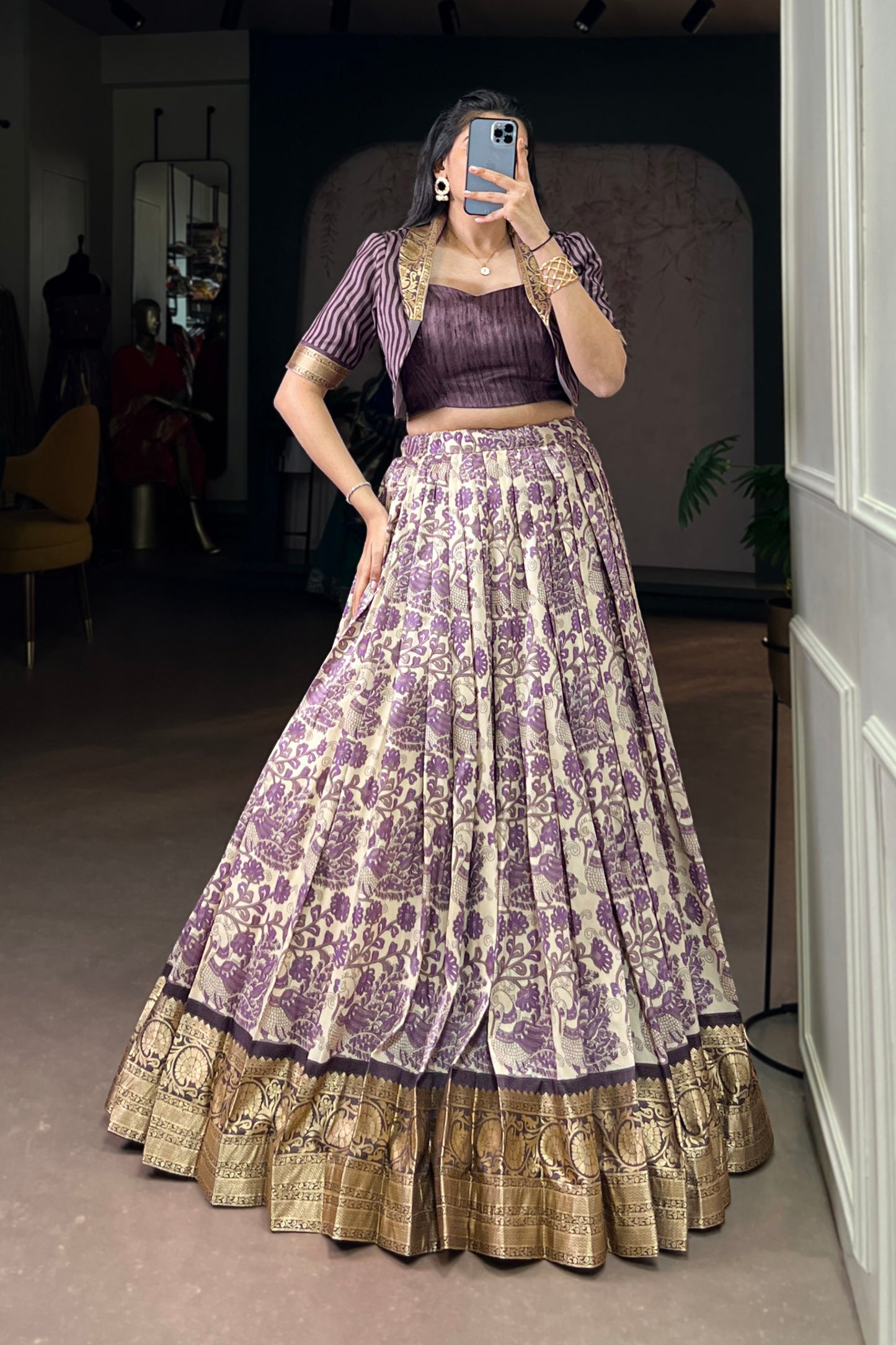 Tradition Three Piece Co-ord Set Lehenga