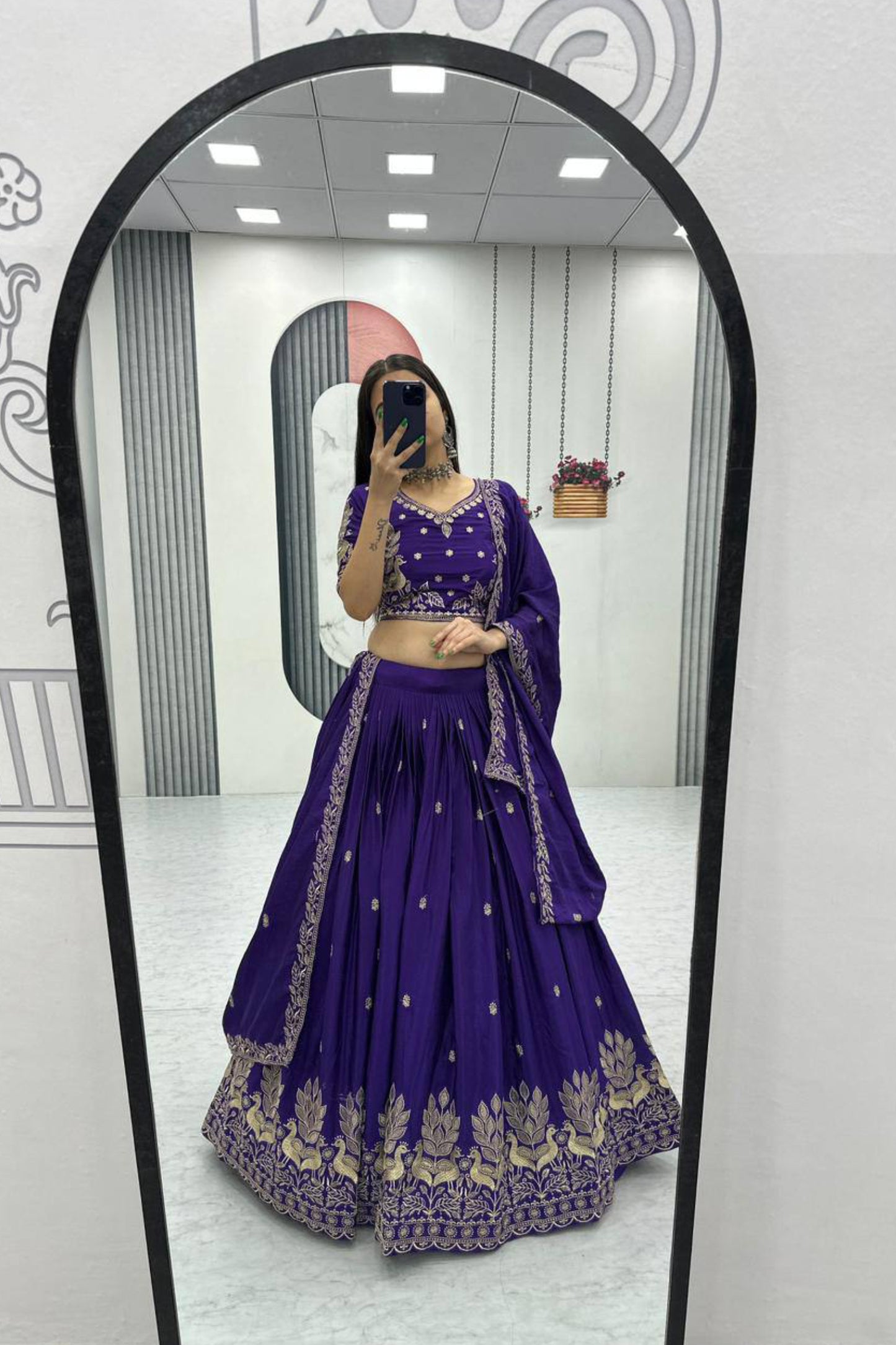 Chinon Wedding Lehenga