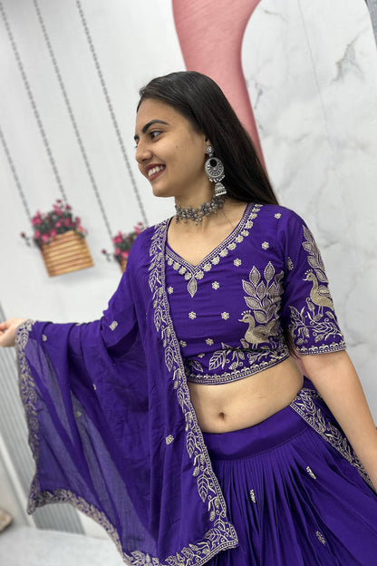 Chinon Wedding Lehenga