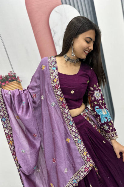Wedding Embroidered Lehenga