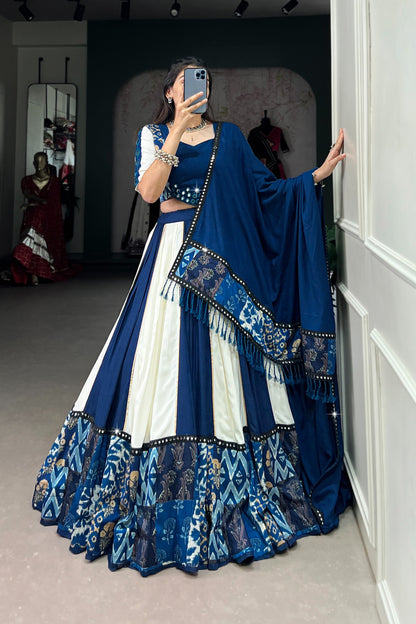 Blue Beauty for Garba Nights 💙 | Navratri Choli