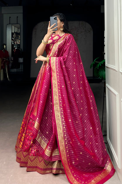 Regal Banarasi Silk Lehenga