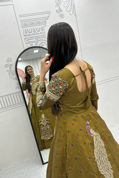 Trending Peacock Long Top Lehenga