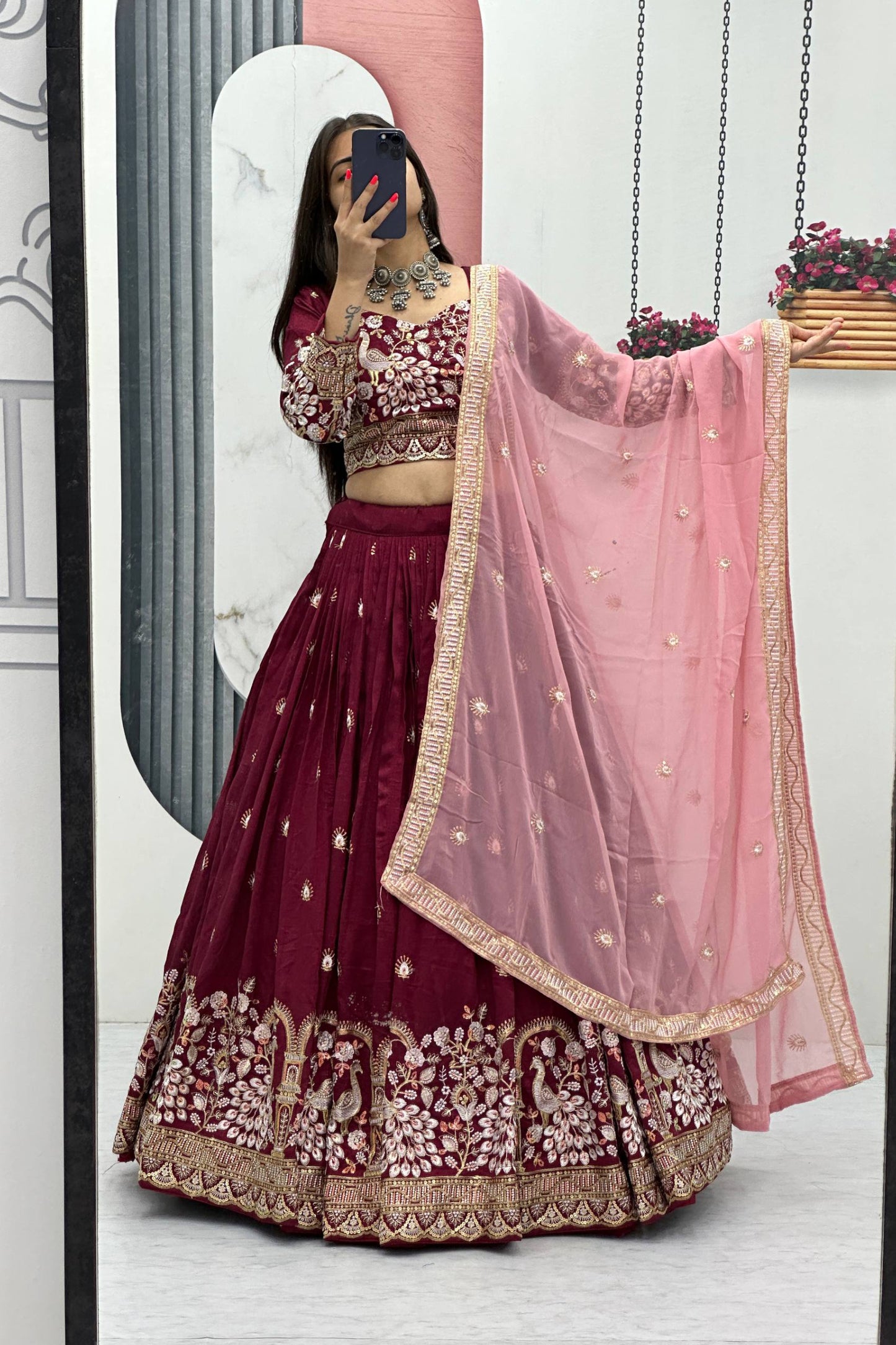 Vichitra Silk Chaniya Choli