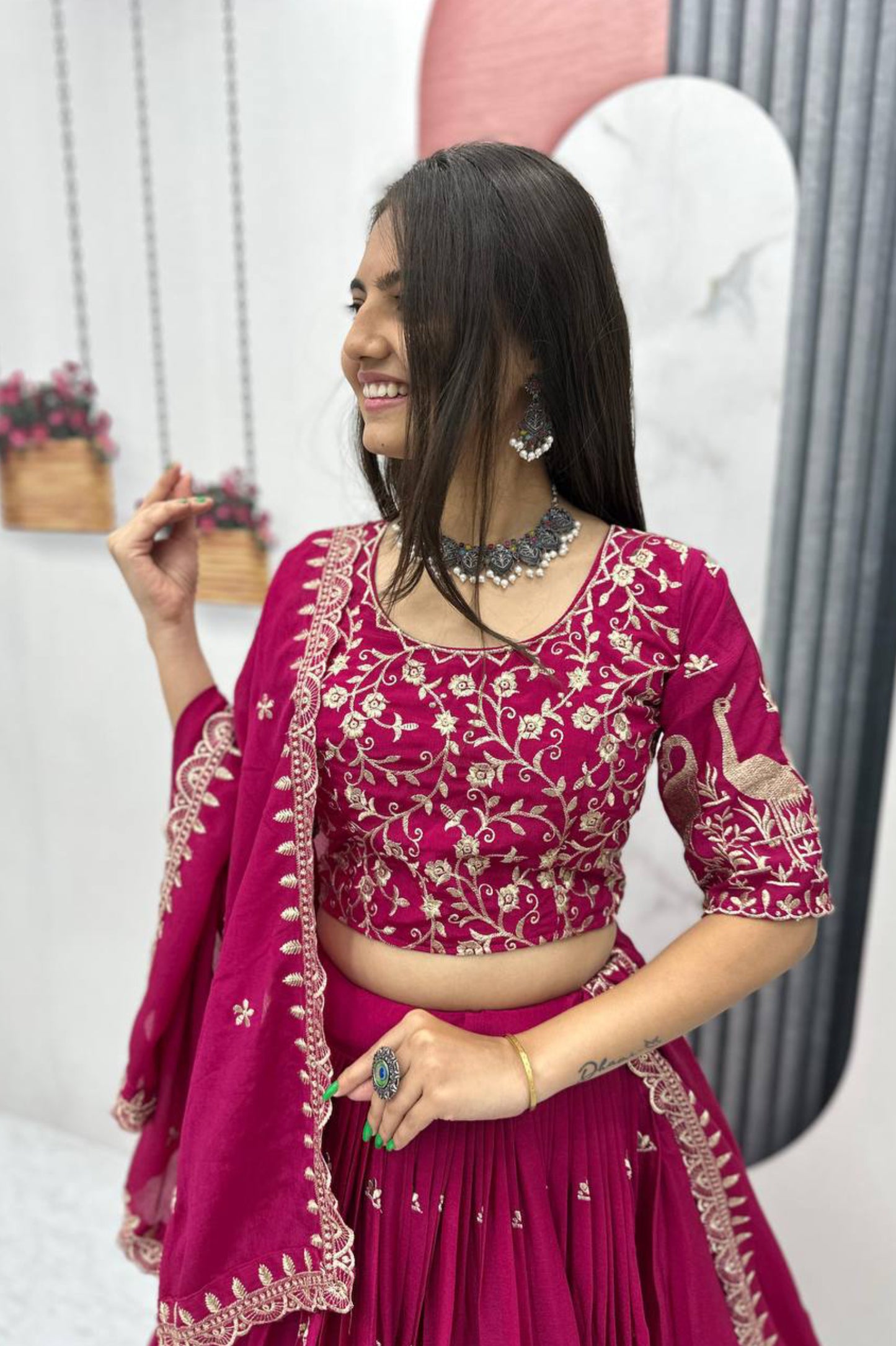 Chinon Wedding Lehenga
