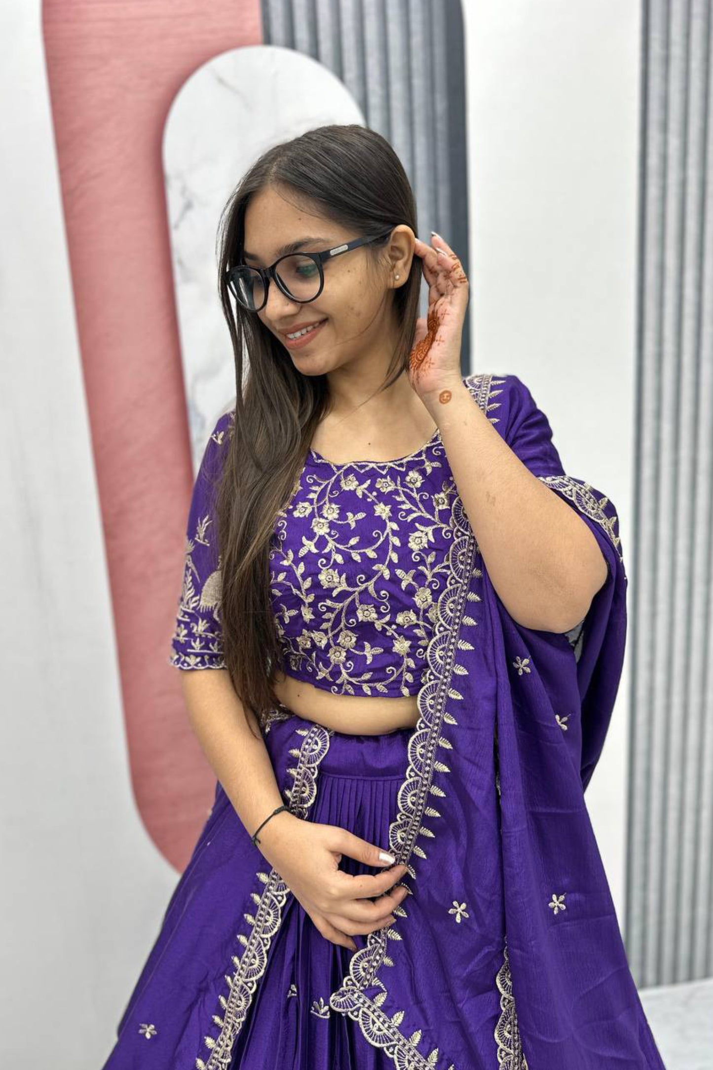 Chinon Wedding Lehenga