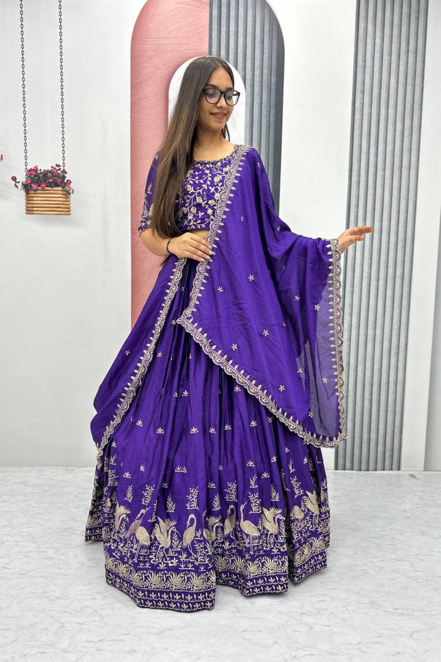 Chinon Wedding Lehenga