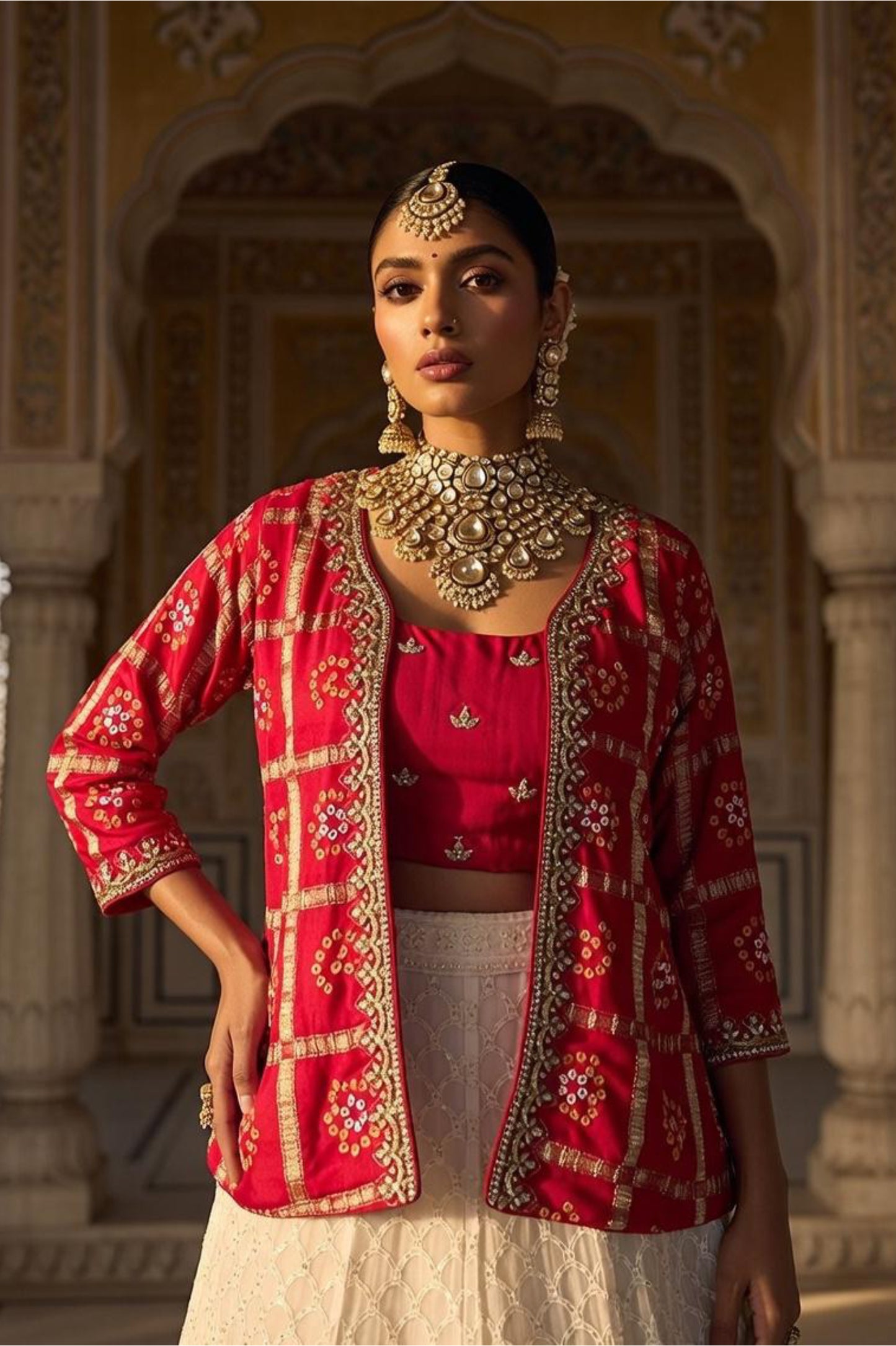 Exude Elegance with Our Pure Gaji Silk Three Piece Set !