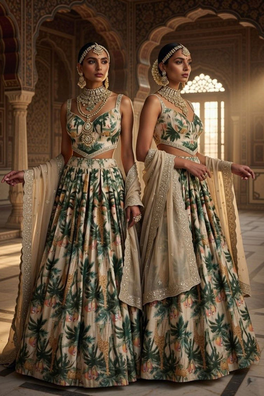 Wedding Pool Party Lehenga Set