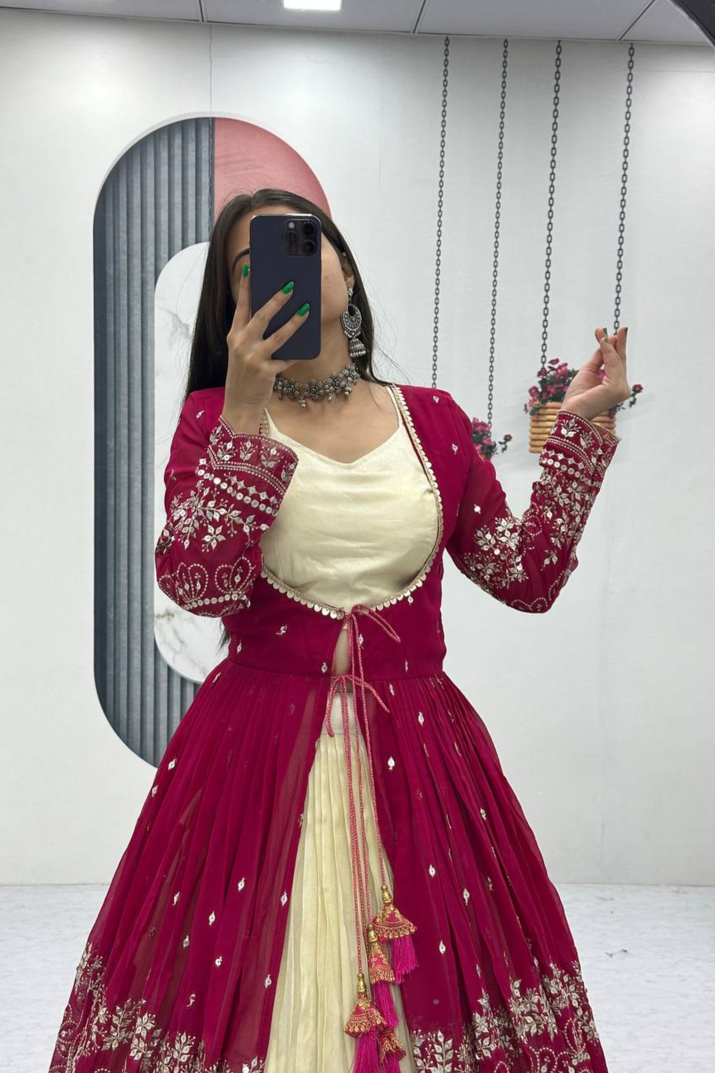 Indo Western Style Three Piece Set