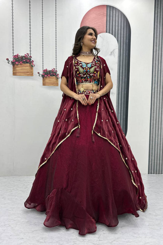 Indo Western Style Lehenga Choli