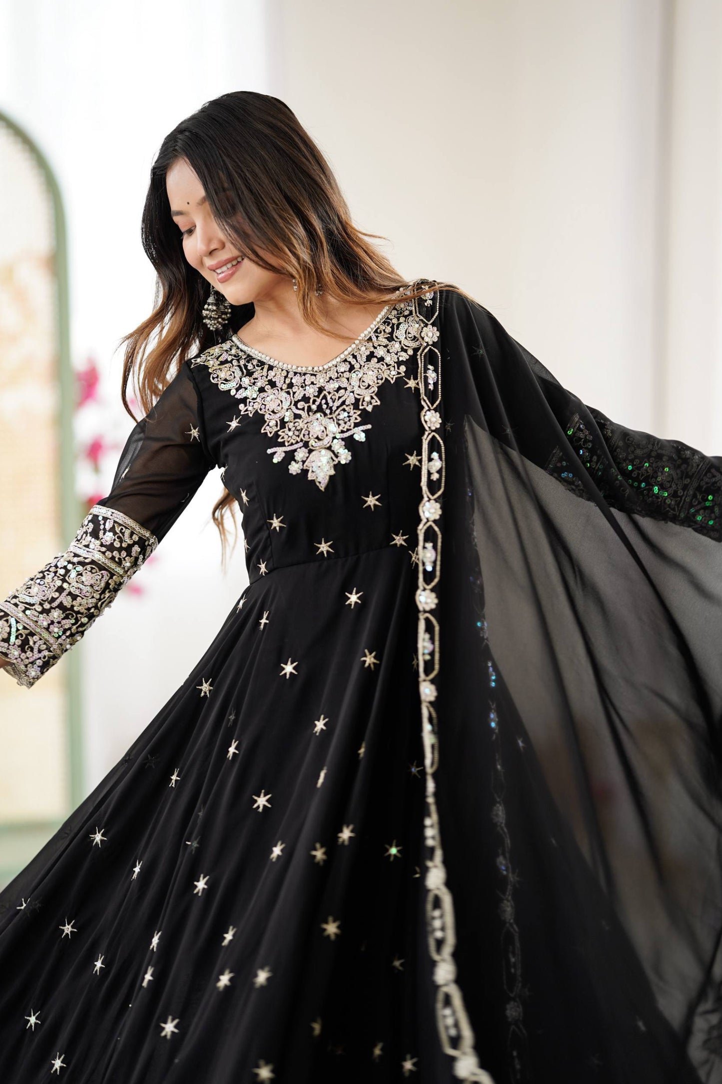 Anarkali Three Piece Set