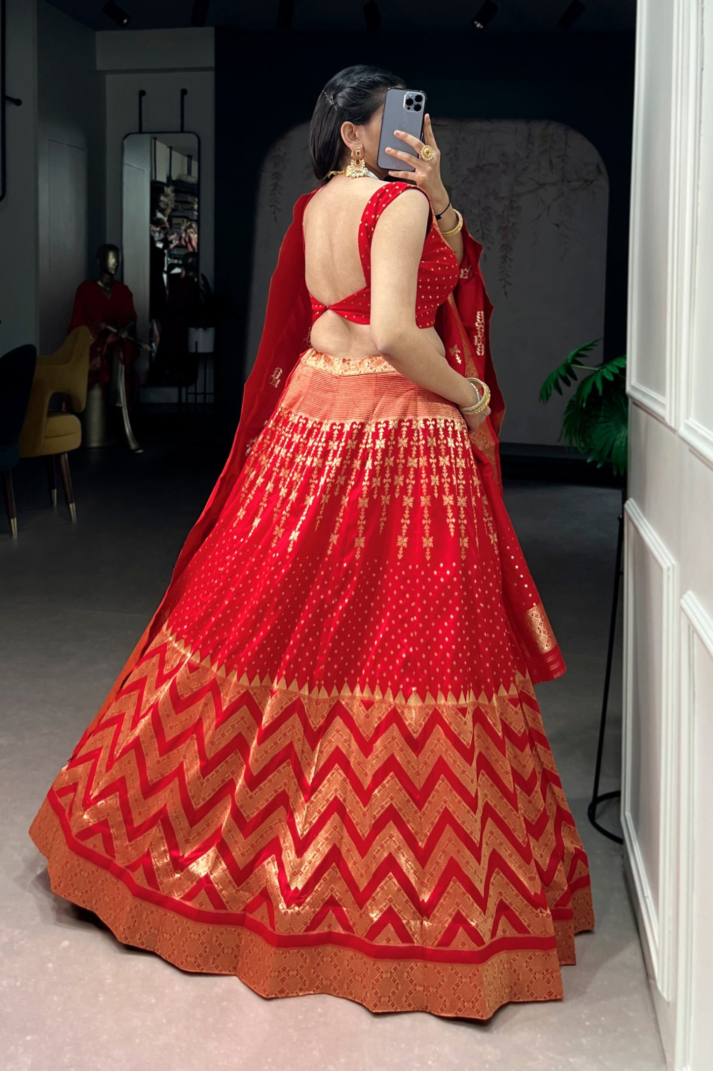 Regal Banarasi Silk Lehenga
