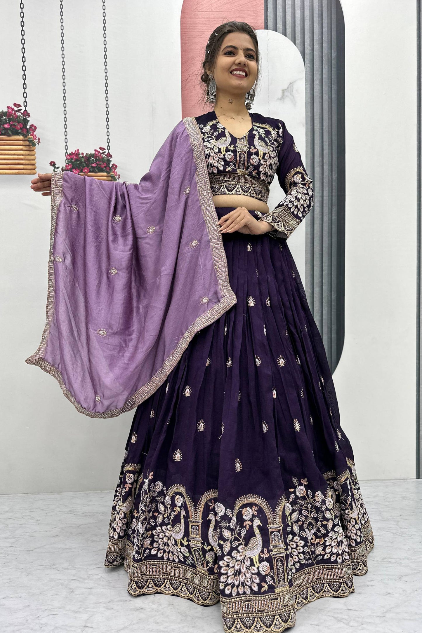 Vichitra Silk Chaniya Choli
