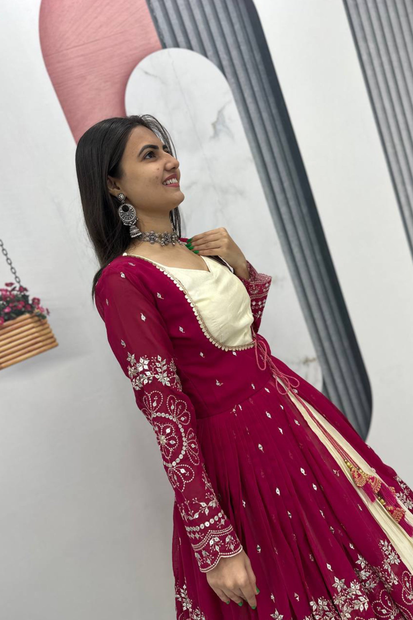 Indo Western Style Three Piece Set