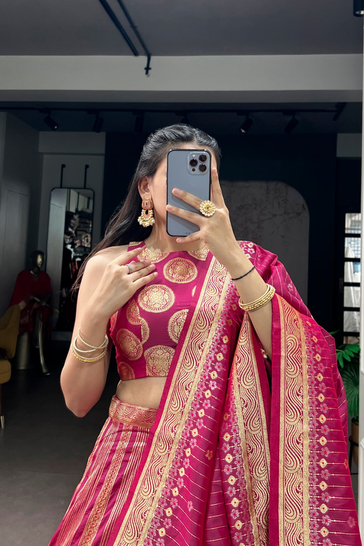 Regal Banarasi Silk Lehenga