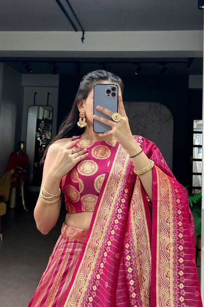 Regal Banarasi Silk Lehenga