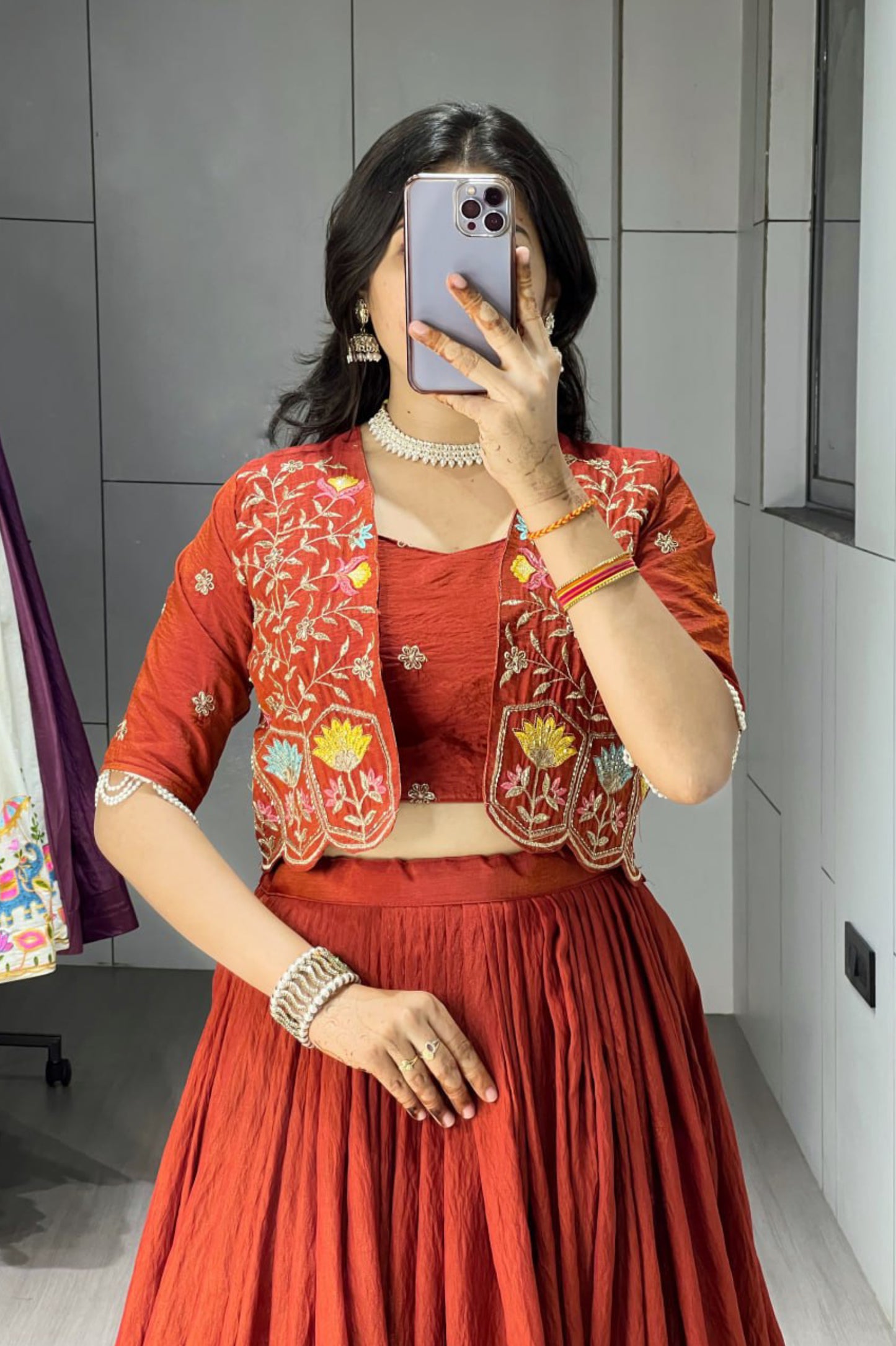 Embroidered Three Piece Sets