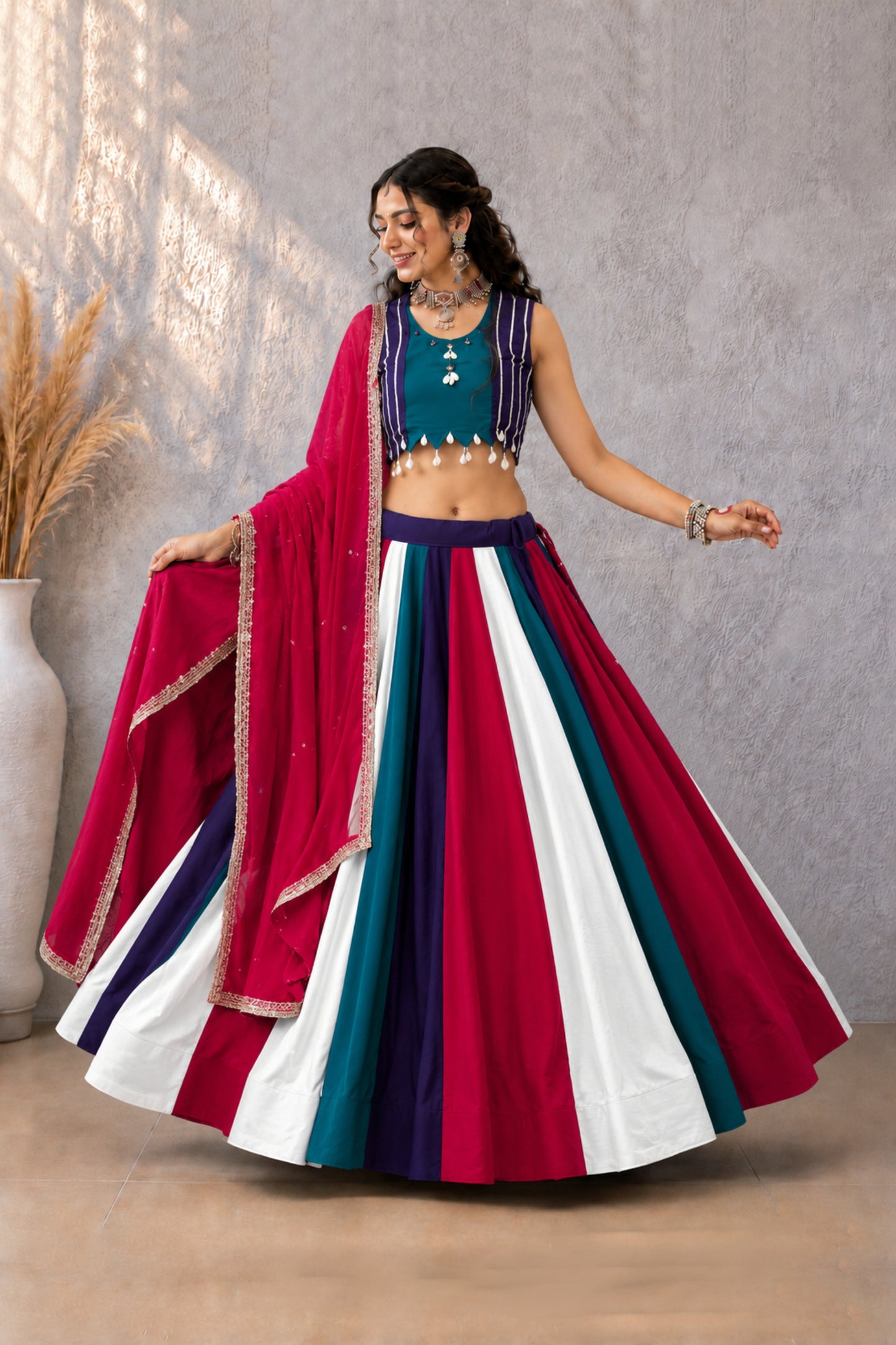 Navratri Special Cotton-Vinatge Concept