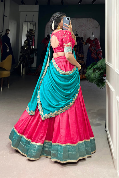 South Indian Style Lehenga