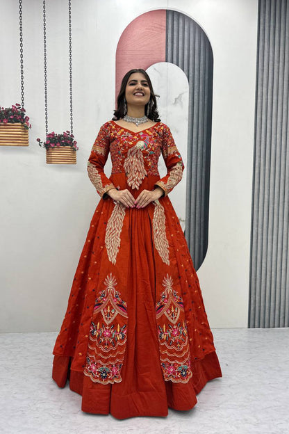 Trending Peacock Long Top Lehenga