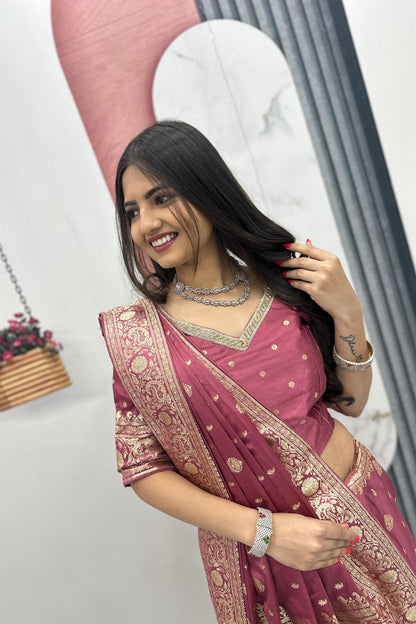 Silk Readymade Patli Saree